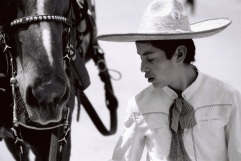 Youngster with horse, San Miguel de Allende, Mexico, 2001